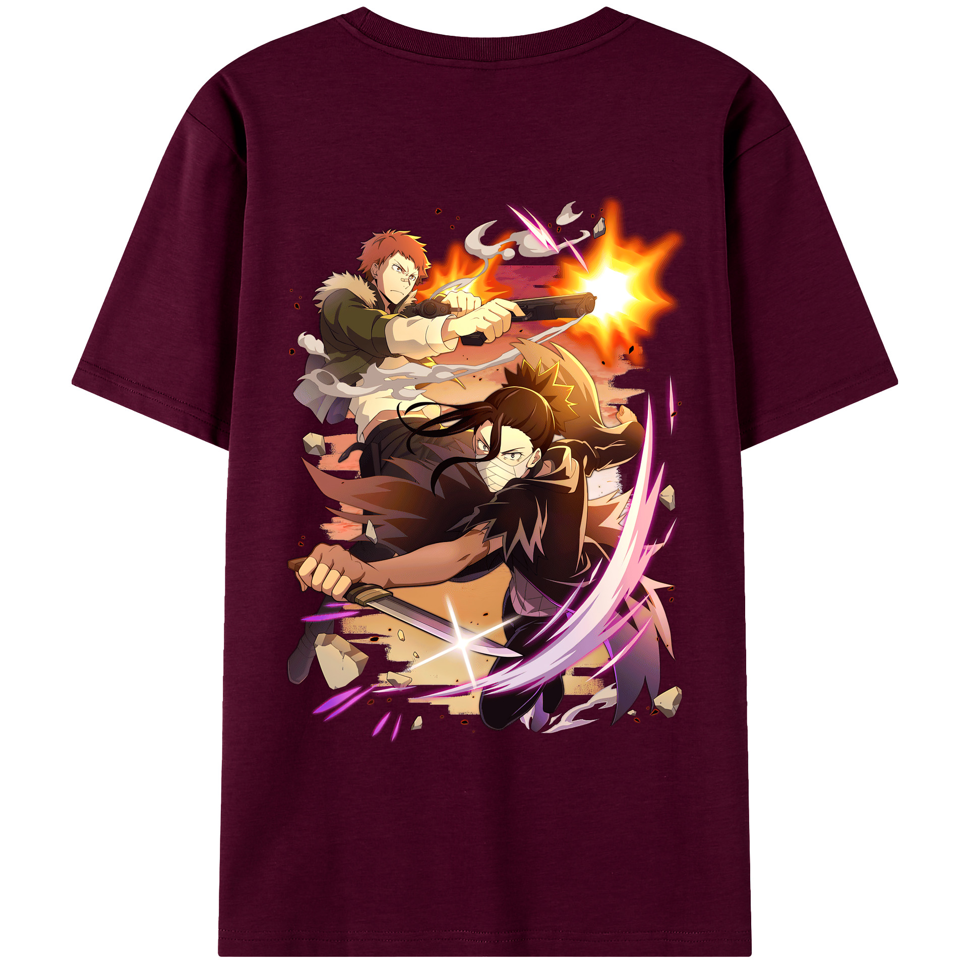 （画像用） 文豪ストレイドッグス Bungo Stray Dogs レディース半袖Tシャツ(バックプリント)